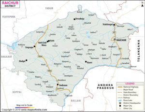 Maski Map Raichur Map - Namma Raichur